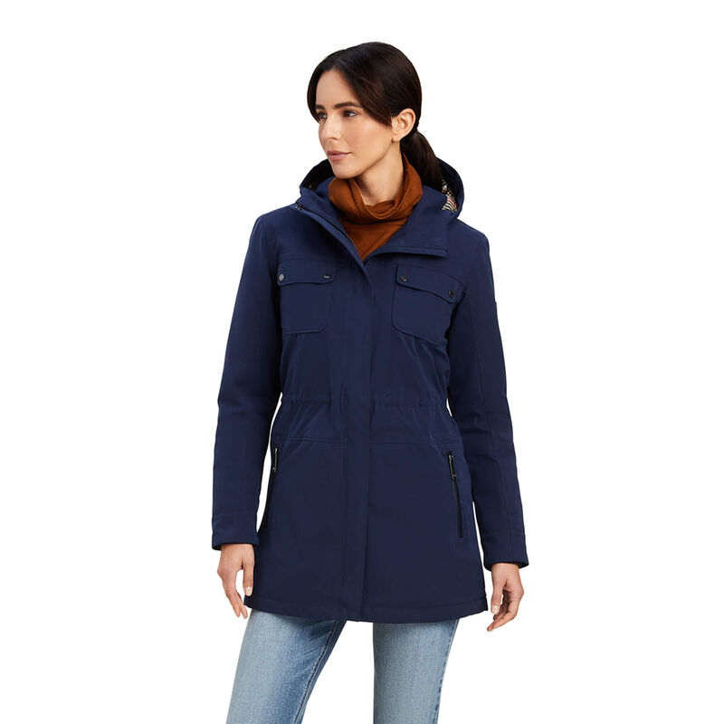 Chaqueta Ariat Argentium Parka Azul Marino Mujer - Chile 640-YFKCXM